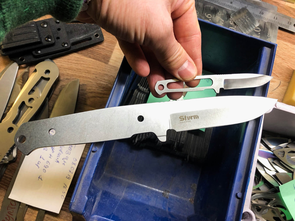 Туристический нож Sturm Mini 420HC StoneWash