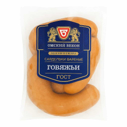 Сардельки Говяжьи Омский бекон вес