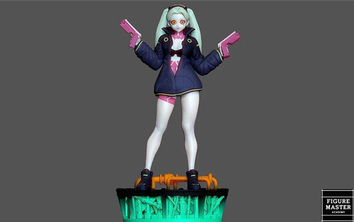 Rebecca Ребекка Киберпанк Cyberpunk Коллекционная Фигурка Аниме