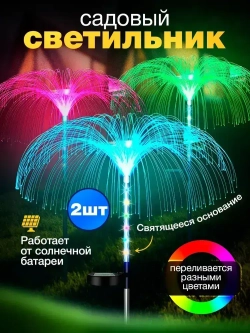 Светильник уличный на солнечной батарее Салют