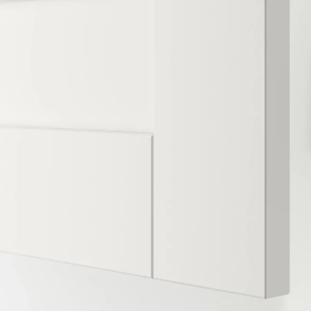 Шкаф - PLATSA/ SANNIDAL  IKEA/ ПЛАТСА/САННИДАЛЬ ИКЕА, 240x57x133 см, белый