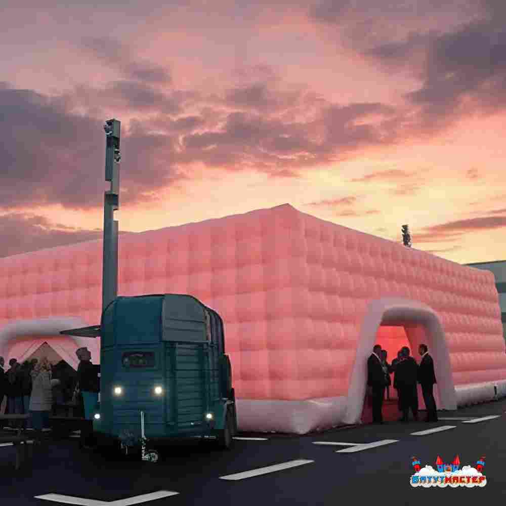 Пневмокаркасный куб «Форт 3» 20×20×8 м — из ПВХ, для выставок, фестивалей и торговых зон