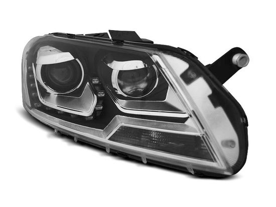 Передние фары black daylight для VW Passat B7