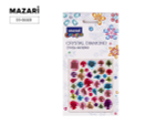 Стразы-наклейки круглые,разного размера (Mazari)