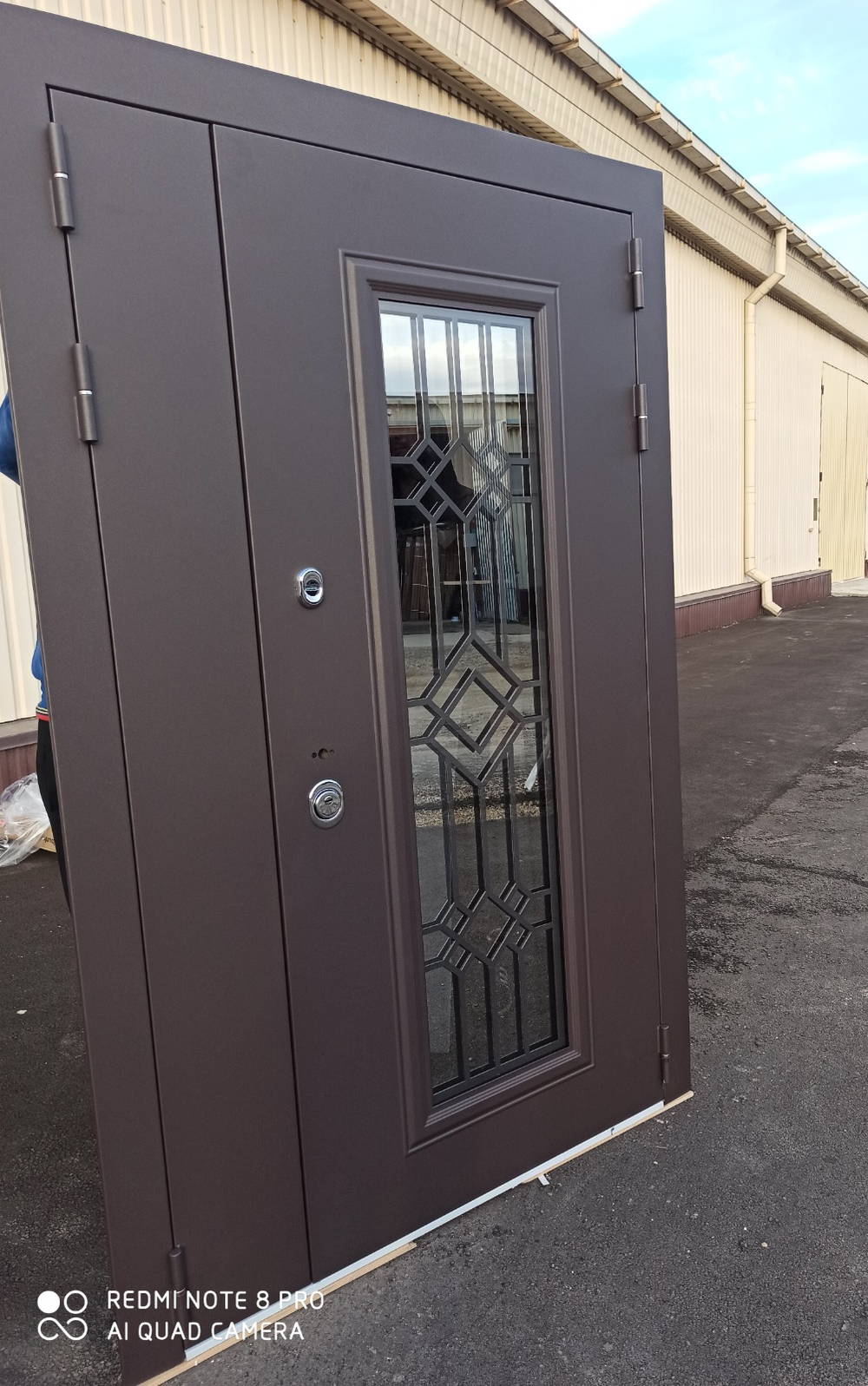 Дверь входная София двухстворчатая