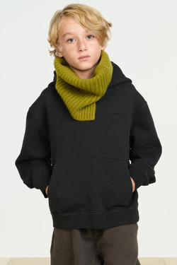 ZARA ТОЛСТОВКА С КАПЮШОНОМ, ЧЕРНЫЙ