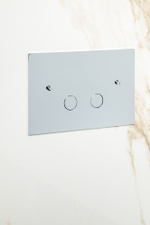 Boheme Кнопка для инсталляции, латунь CHROME ультраплоская