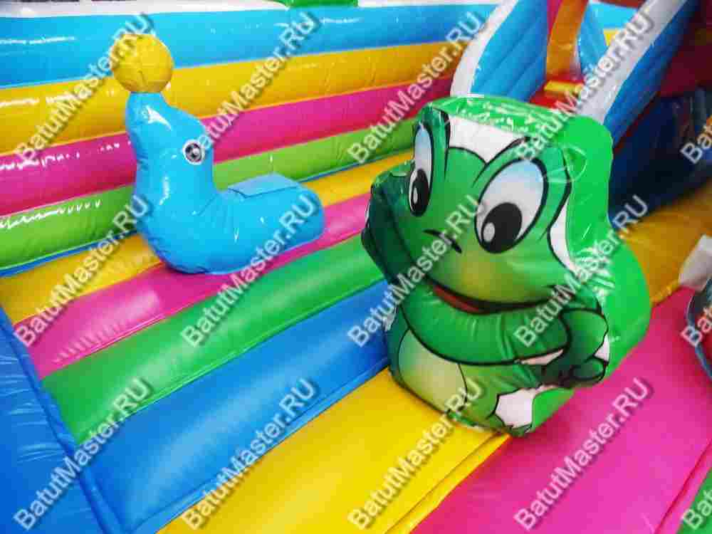 Коммерческий надувной батут "На морском дне" 15*8*8 м