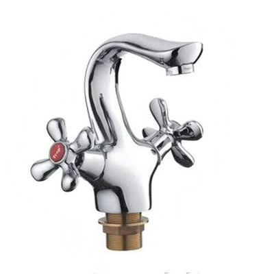 Смеситель для раковины, Frap, корот изл, с кран-буксой, хром, F10731-В