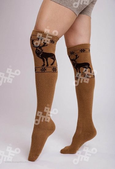 Гольфы из монгольской шерсти
