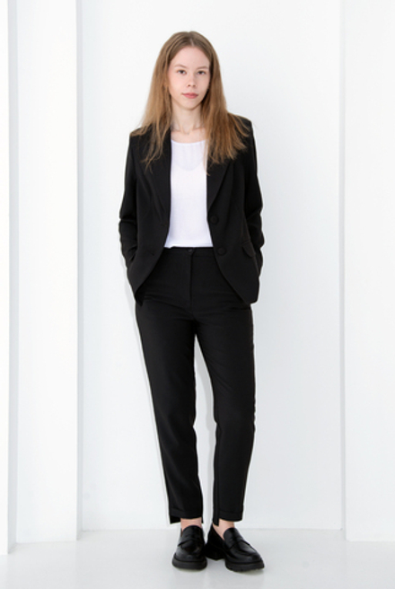 Брюки зауженные 2757АПА, черный #70Ч022757АПА