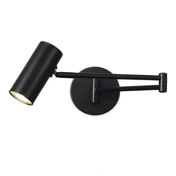 SLE201041-01 Светильник настенный Черный/Черный GU10 LED 1*5W 4000K ZOOM
