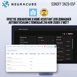 Zigbee Датчик протечки воды Sonoff SNZB-05P + Кабель обнаружения протечки Sonoff WLDC200