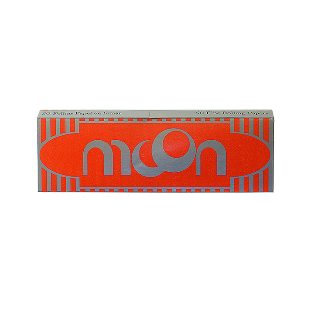 Бумага для сигарет "Moon" Red Silver 1 1/4 77mm 18,5г/м 40л*50шт