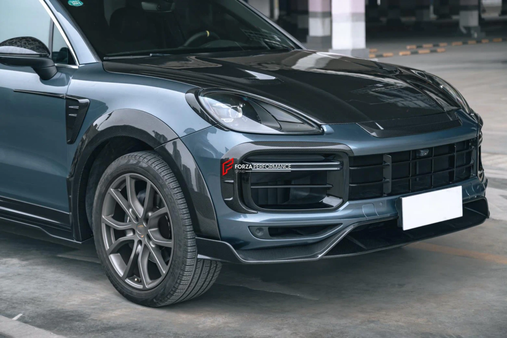Широкий карбоновый обвес для PORSCHE CAYENNE III 9YO 2018+