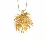 Колье лист Ester Bijoux Кипарис LF28A-G BR