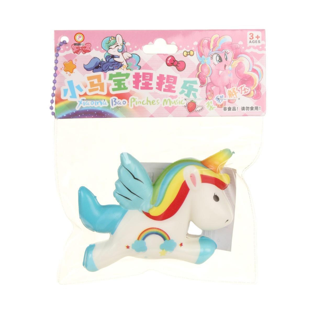 Сквиш "Единорожка Карамелька" 15*12см. пакет №18-29