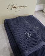 Вафельное полотенце B 70х35 (графитовый)