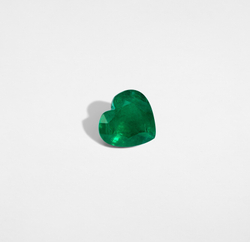 Изумруд, Сердце, 1 шт / 3,88 карат, Замбия