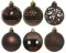 Набор пластиковых шаров Королевский 60 мм., темно-коричневый, 37 шт., Kaemingk (020845)