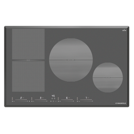 Встраиваемая индукционная варочная панель Maunfeld CVI804SFDGR