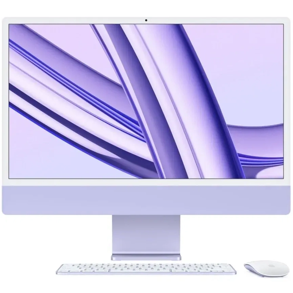 Моноблок Apple iMac (2023) 24 Retina 4.5K M3 8C CPU, 10C GPU/16GB/2Tb Purple (Z19Q001MP)
