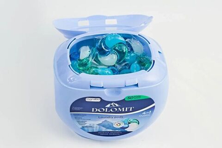 DOLOMIT  50 шт.*12 гр Капсулы для стирки белья,защита цвета горная свежесть 4 в 1