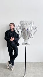 Agura Шар фигура "Кубок чемпиона серебряный" 31"/80 см (БГ-35)