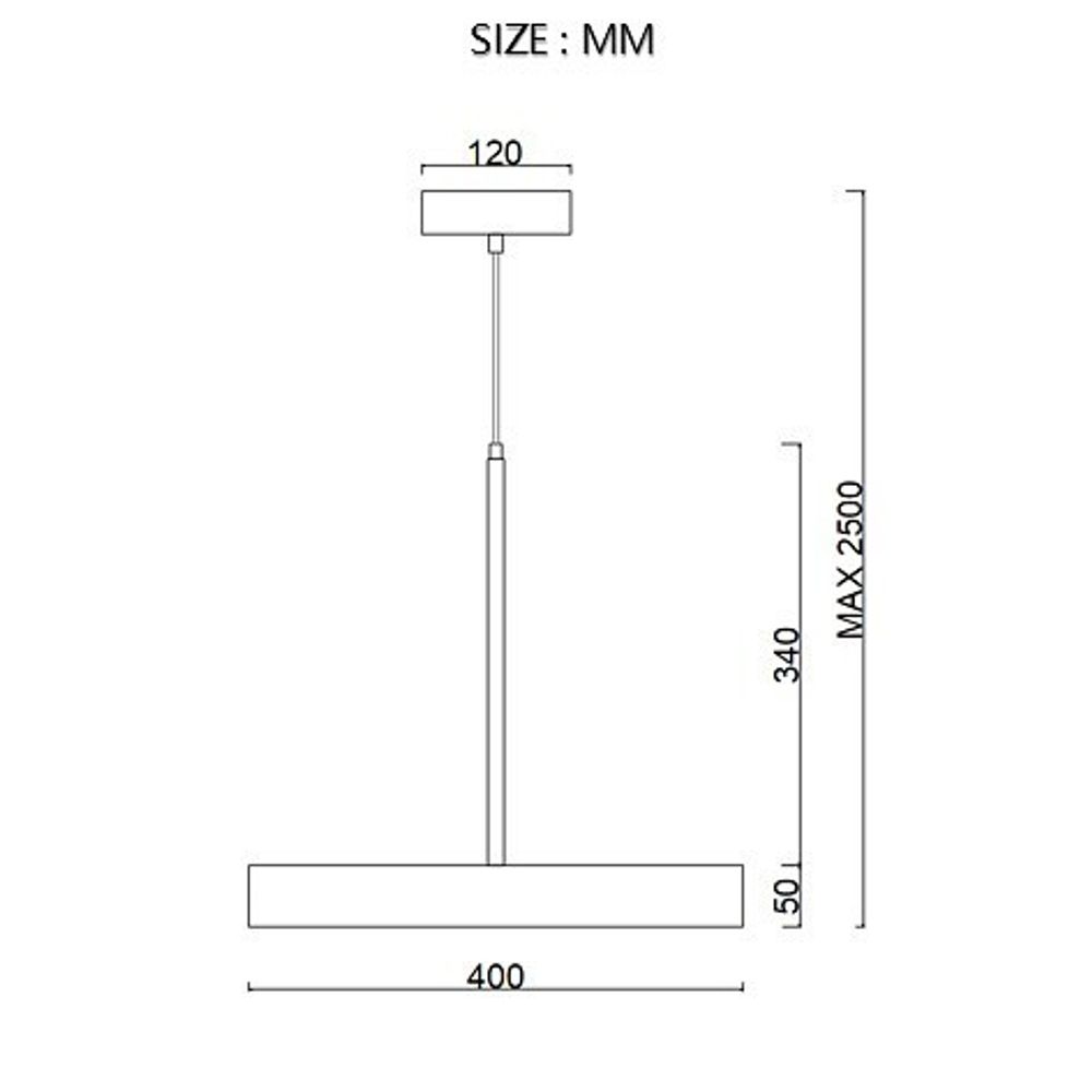 Подвесной светильник Imperiumloft TURNA Gray TURNA-ONE01