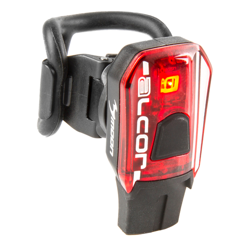 Фонарь задний 1SMD-LED повыш. ярк. /5ф USB-заряд. Li-Pol АКБ 250МАh вращ. магн. крепл. 17г. красный ALCOR MOON