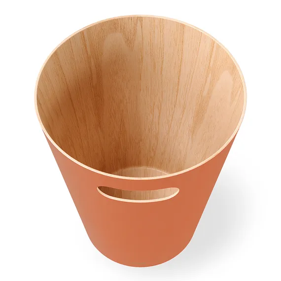 Корзина для мусора woodrow, 7,5 л, коричневая