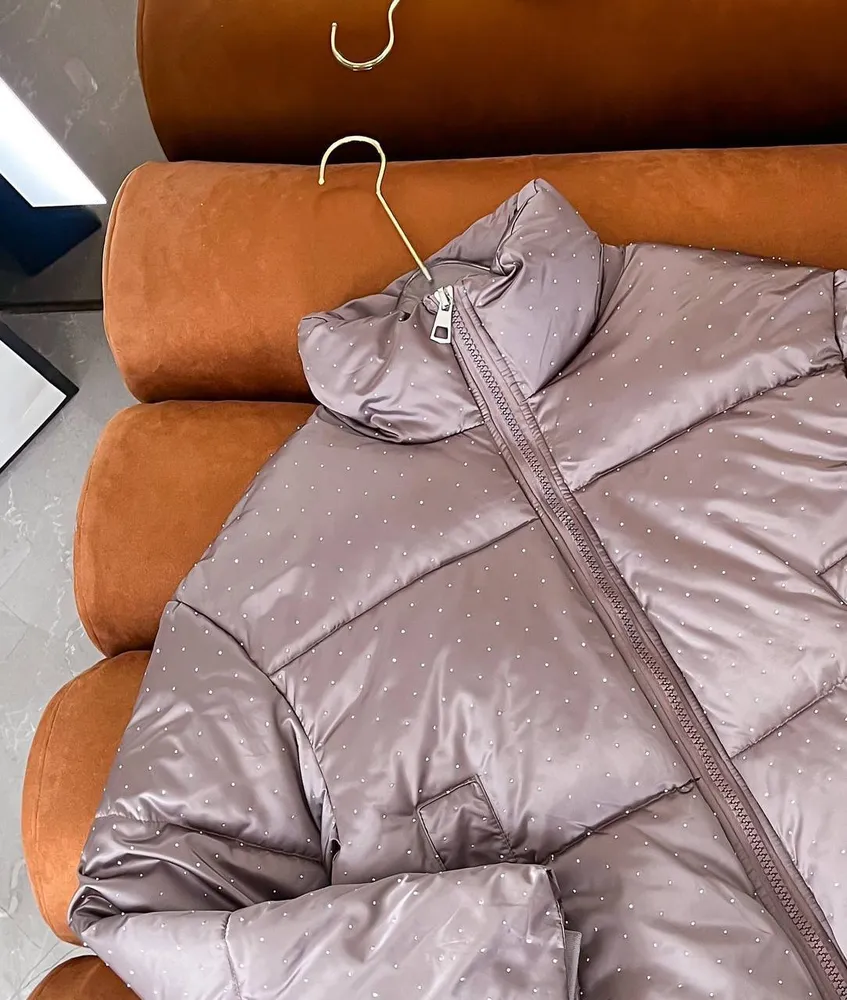 Куртка со стразами 167-3 Фабрика Моды