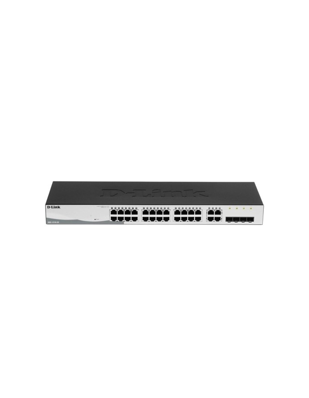 D-Link DGS-1210-28/F3A Настраиваемый L2 коммутатор с 24 портами 10/100/1000Base-T и 4 комбо-портами 100/1000Base-T/SFP