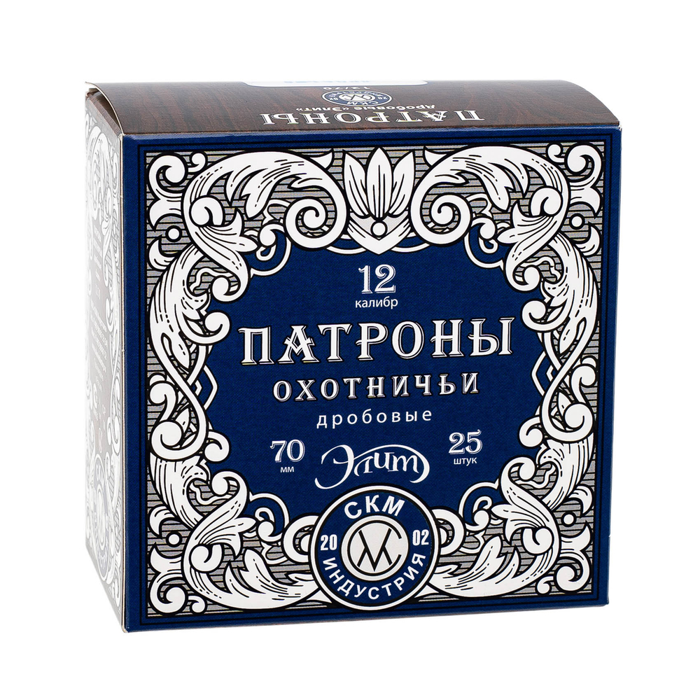 Патрон 12/70 СКМ №9 б/к 33гр "Элит"