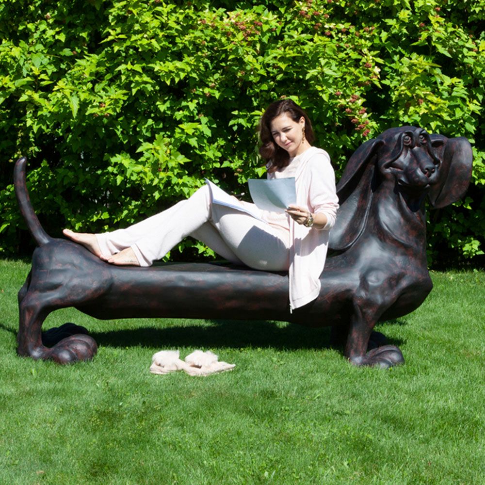 Садовая скамейка Такса Клякса большая