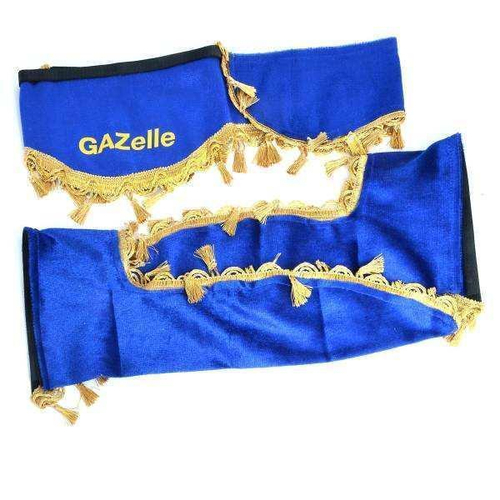 Шторка ламбрекен 140 см/46 х 60 см синяя Skyway