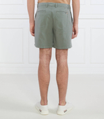 Льняное шорты Karlos BOSS BLACK - хаки(50490563)