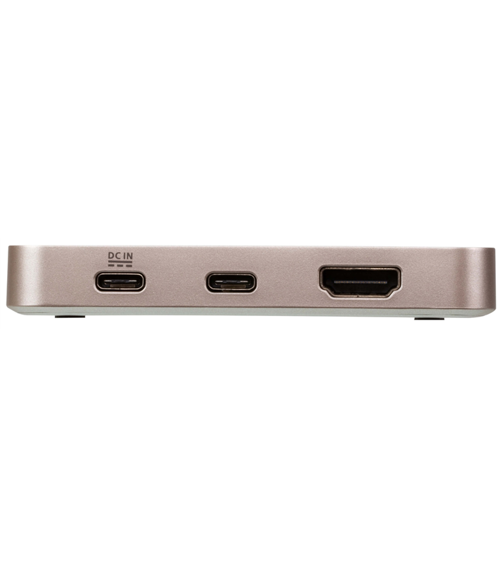 Dock станция ATEN USB-C 4K Ultra Mini Dock with Power Pass-through