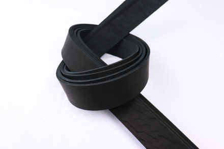 Ременная заготовка Черная гладкая