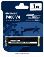 Жесткий диск SSD накопитель Patriot P400 V4 1ТБ, M.2 2280, PCIe 4.0 x4, NVMe, M.2 (p400vp1tbm28h)
