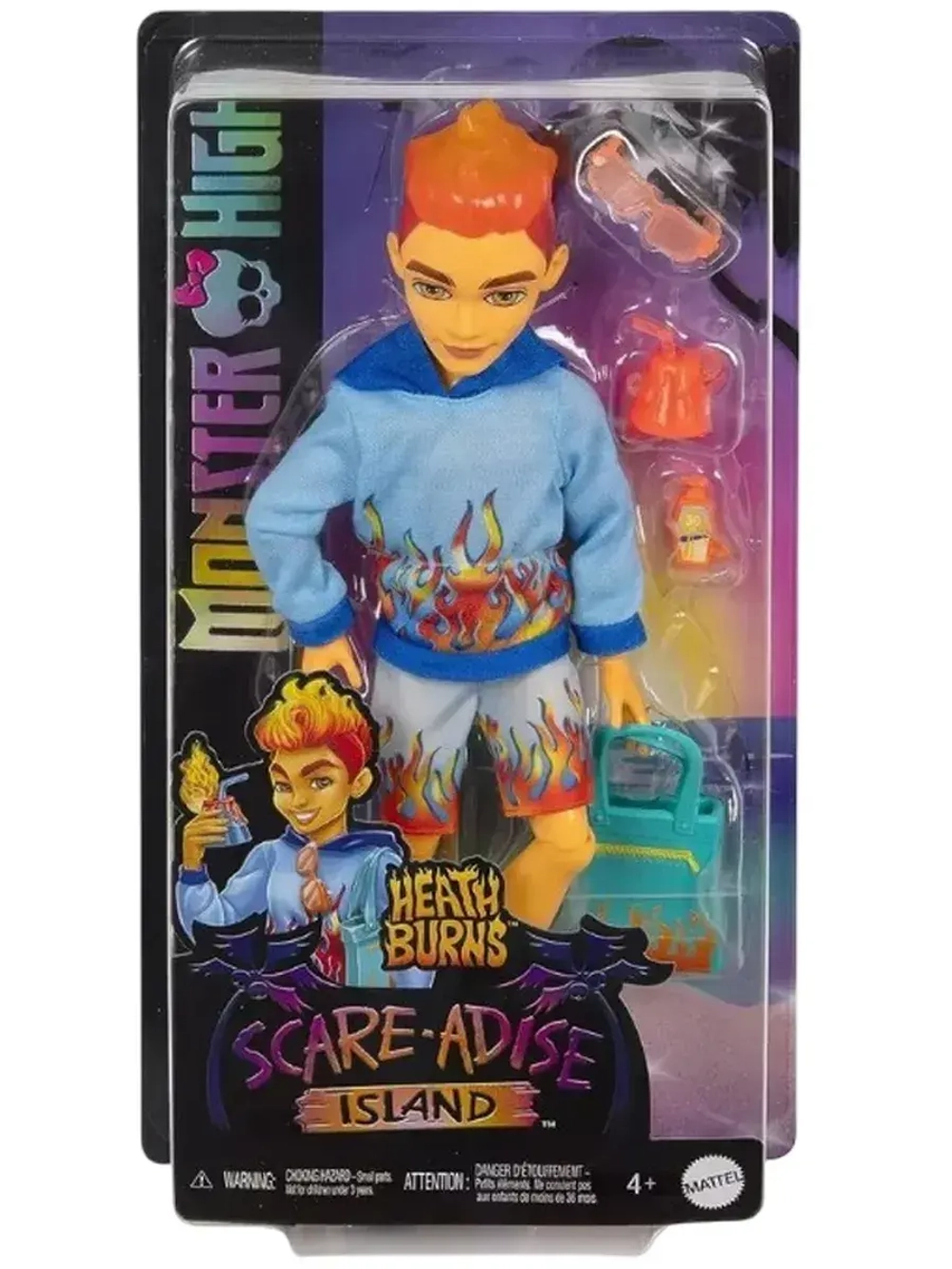 Кукла Монстр Хай Scare Adise Island Хит Бернс HRP69