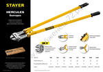 STAYER Hercules 450 мм, Болторез (2330-045)