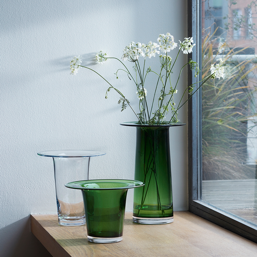 Ваза victoria, 26 см, прозрачная