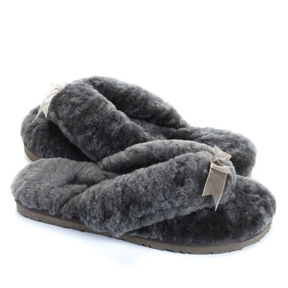 Ugg Fluff Flip Flop II — Grey
