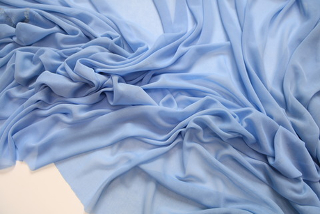 Сетка трикотаж светло-голубая