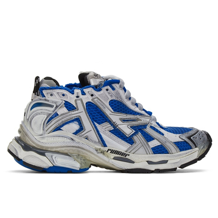 BALENCIAGA WHITE&BLUE COLOR RUNNER