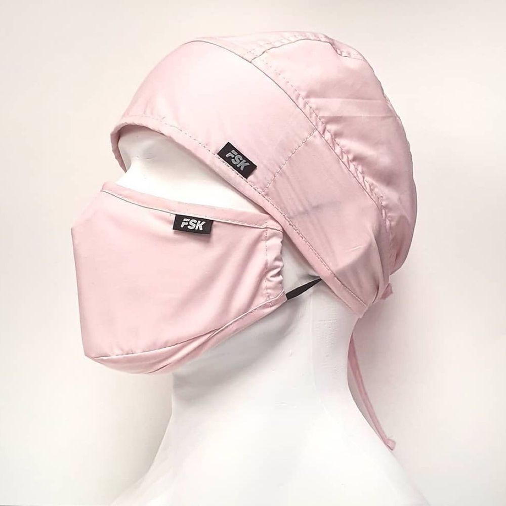 Медицинская шапка FSK розовая