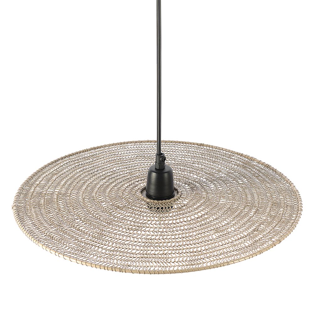 Светильник подвесной Vinger, Ø61х8 см, бежевый