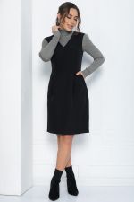 Платье Кембридж (черное) П12078 LT Collection