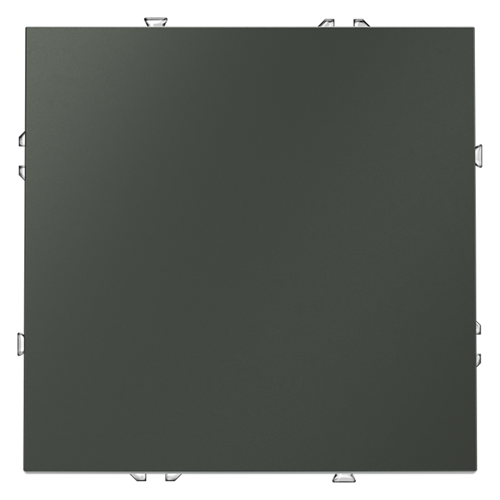 Перекрестный переключатель встраиваемый VOLTUM S70 одноклавишный 10А, (титан)